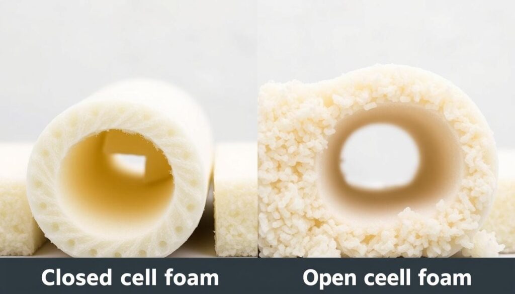 Closed cell vs open cell foam Closed cell vs open cell foam
