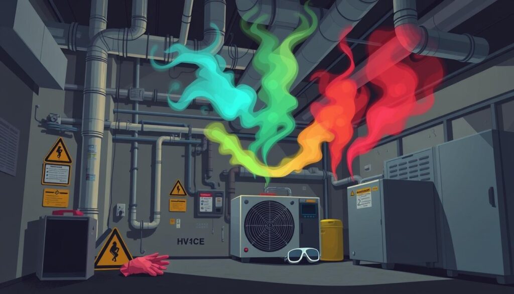 HVAC chemical exposure