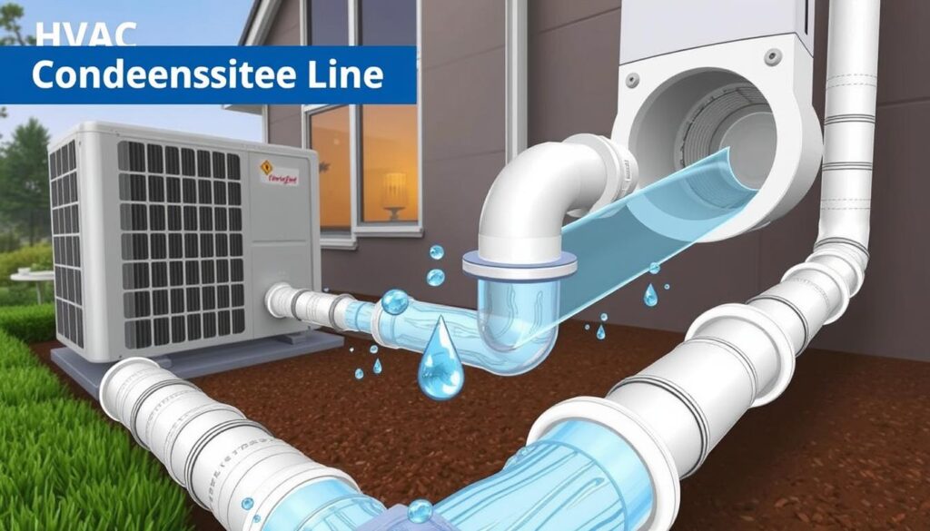 HVAC condensate line HVAC condensate line