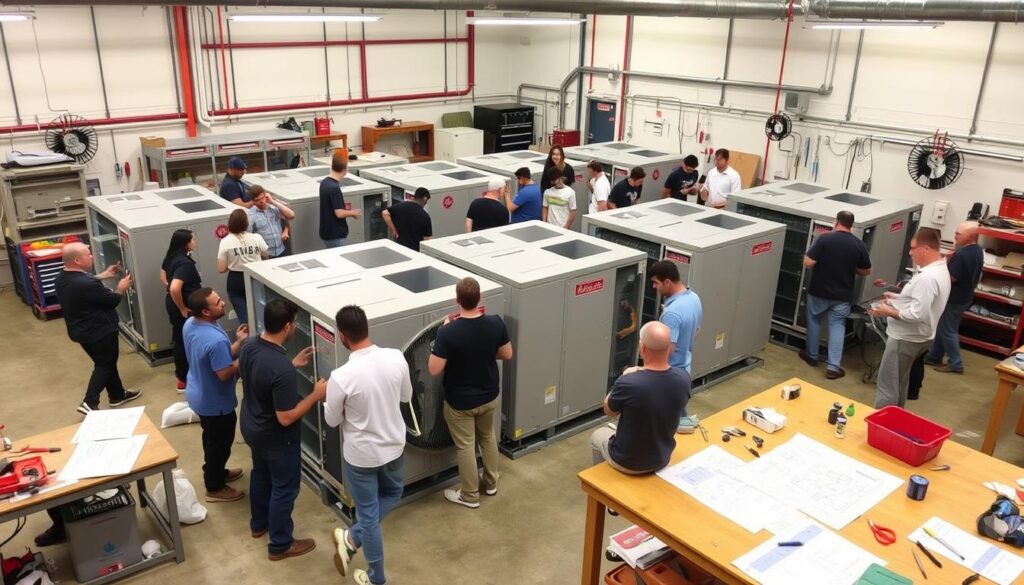 HVAC training at Lincoln Tech