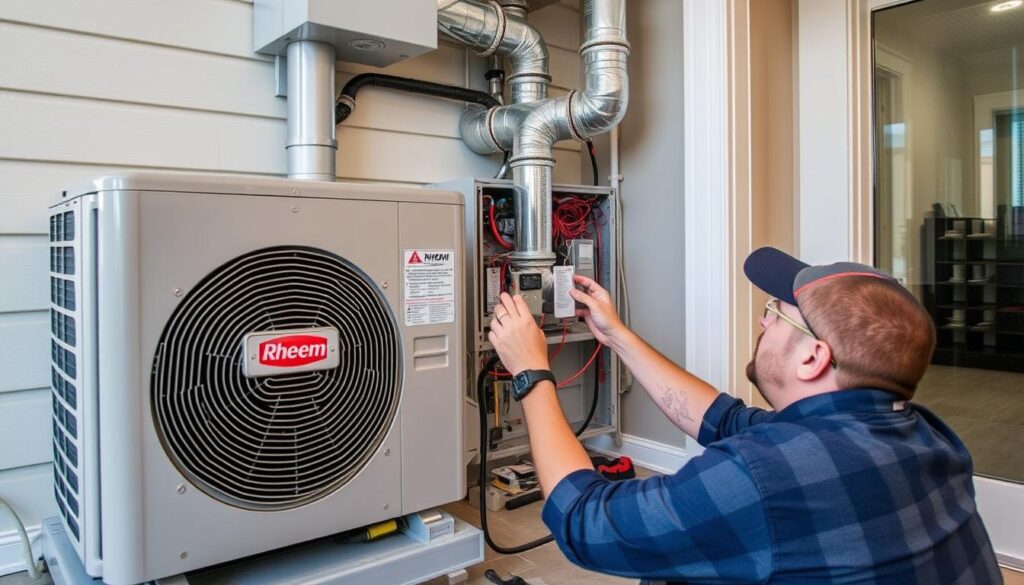 Rheem HVAC installation