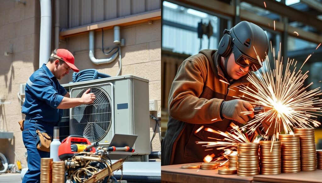 do hvac make more than welders do hvac make more than welders