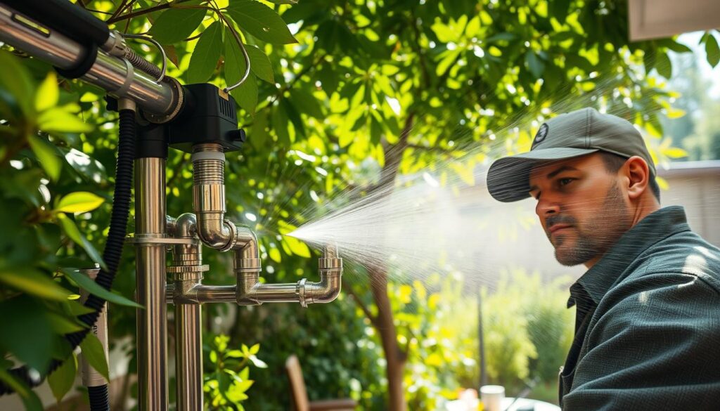 misting system installation