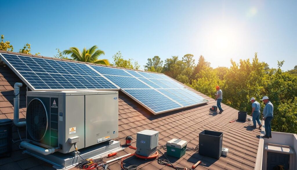 solar HVAC installation solar HVAC installation
