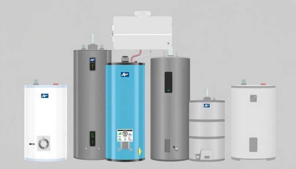 water heater types water heater types