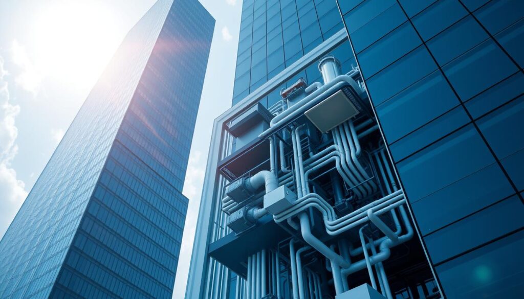 Central Water-Cooled HVAC System in High-Rise Building Central Water-Cooled HVAC System in High-Rise Building