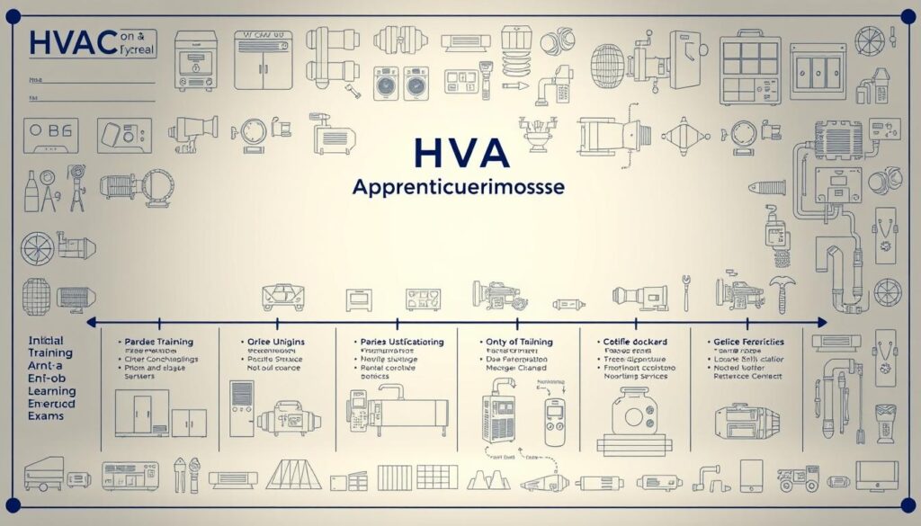 HVAC Apprentice Program Timeline