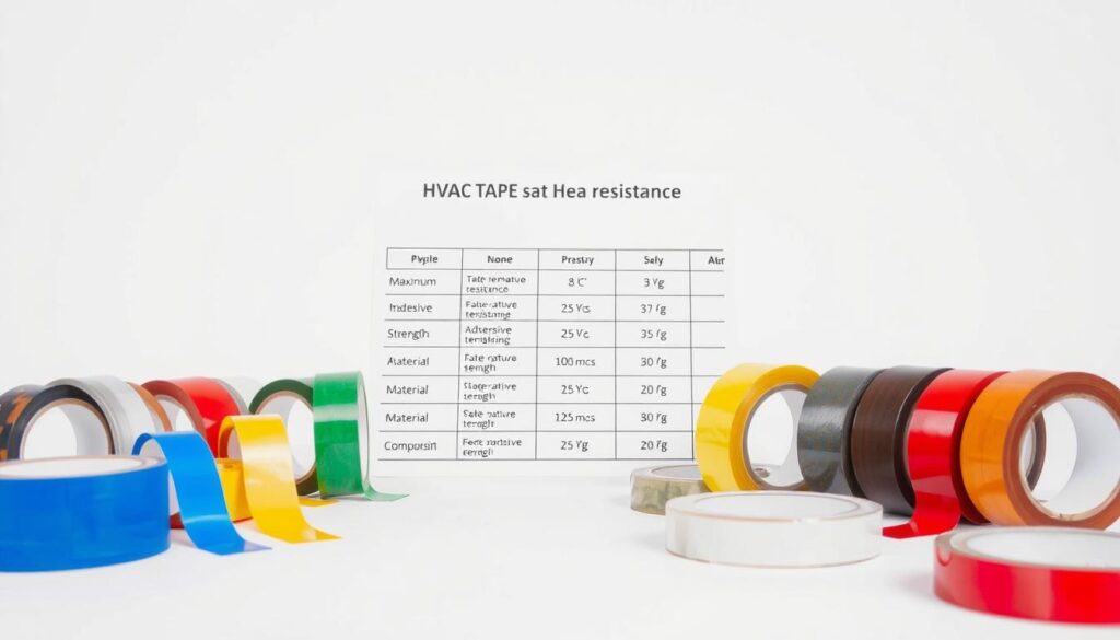 HVAC Tape Heat Resistance Selection Guide HVAC Tape Heat Resistance Selection Guide