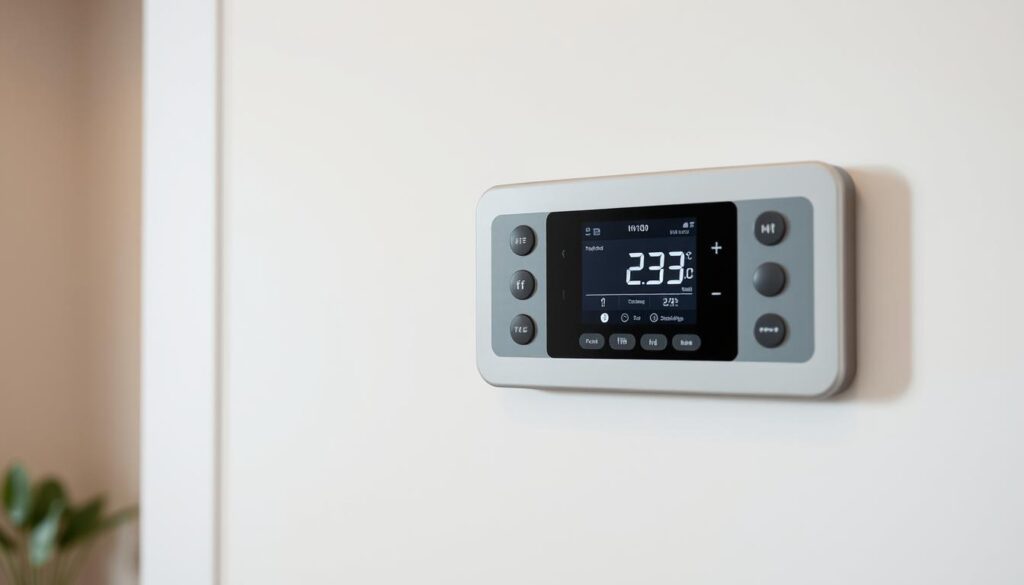 HVAC Thermostat Control Panel HVAC Thermostat Control Panel