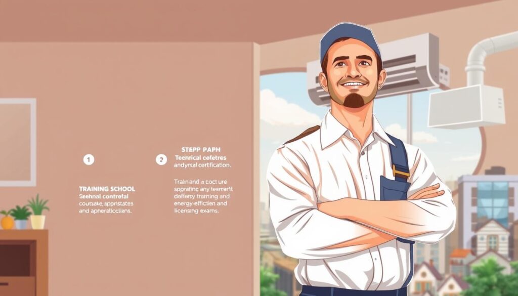 how easy is it to become a hvac technician