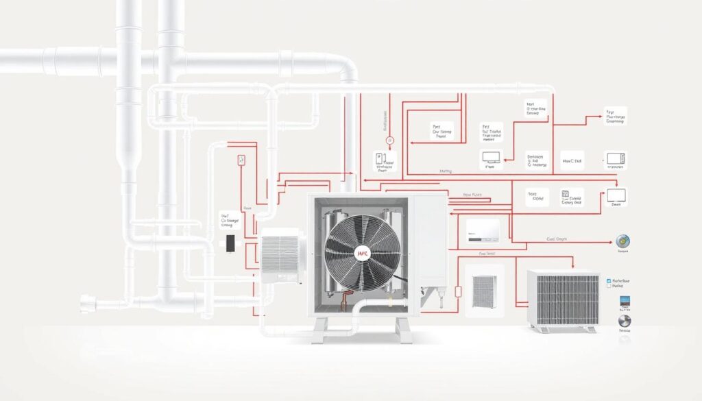 how hvac works diagram
