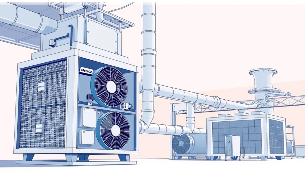 how hvac works in building