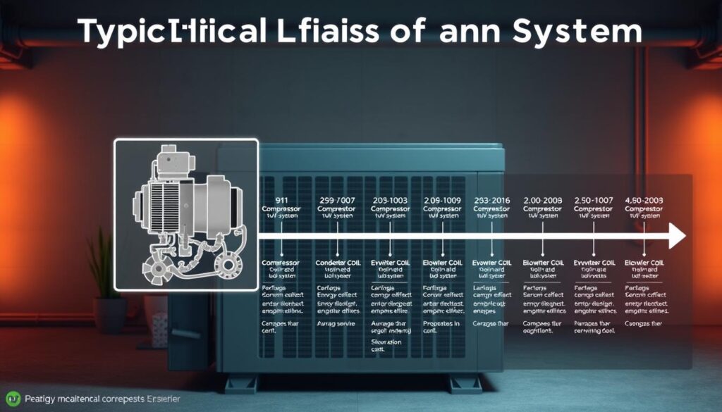 how long does the average hvac system last