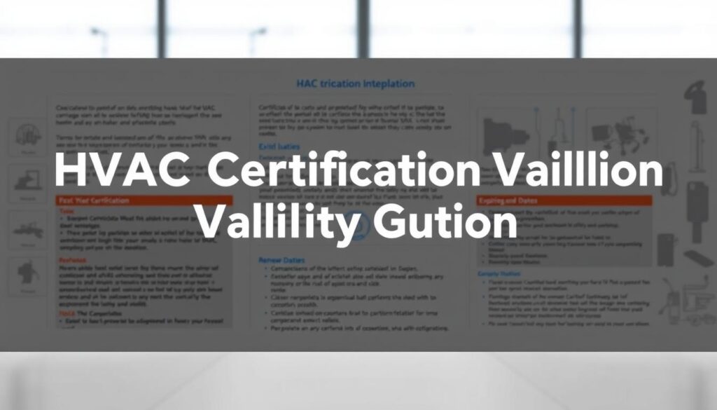 how long is hvac certification good for