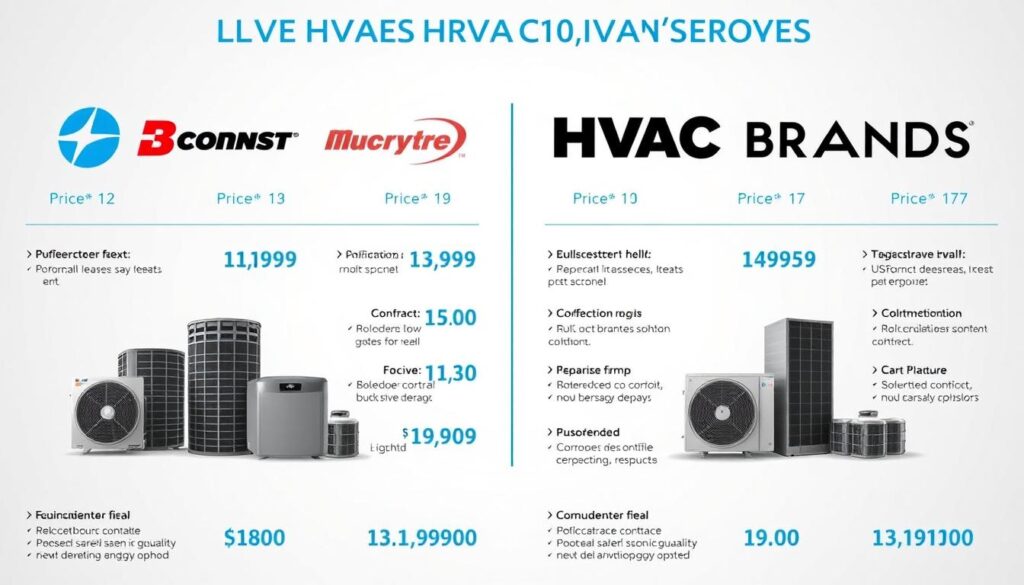 HVAC Brand Price Comparison HVAC Brand Price Comparison