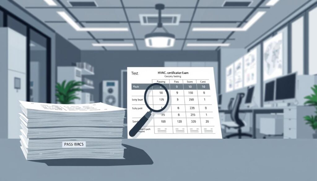 HVAC Certification Exam Scoring