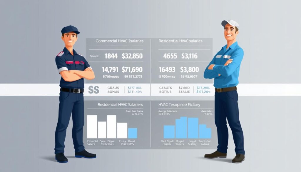 HVAC Commercial and Residential Salary Comparison in Arizona HVAC Commercial and Residential Salary Comparison in Arizona