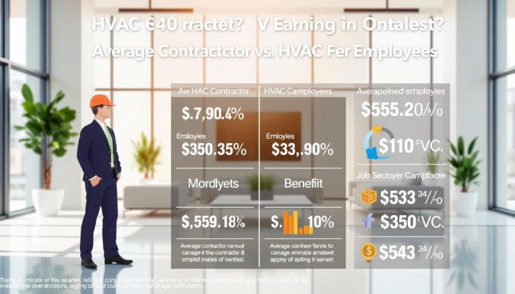 HVAC Contractor Earnings Comparison HVAC Contractor Earnings Comparison