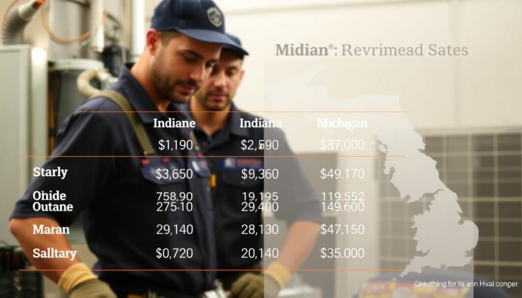 HVAC Technician Salary Comparison in Midwest States HVAC Technician Salary Comparison in Midwest States