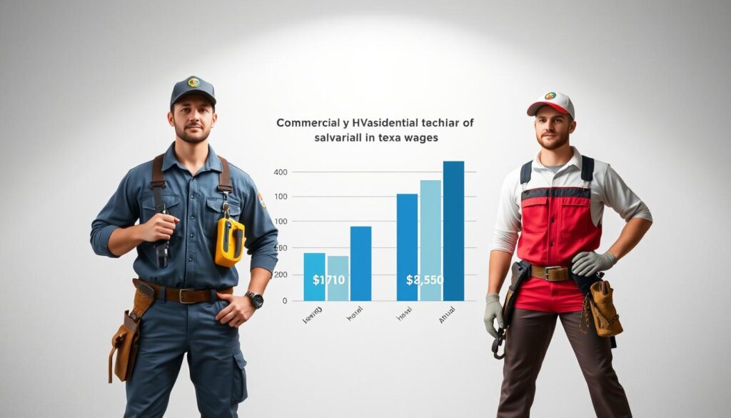 HVAC Technician Salary Comparison in Texas HVAC Technician Salary Comparison in Texas