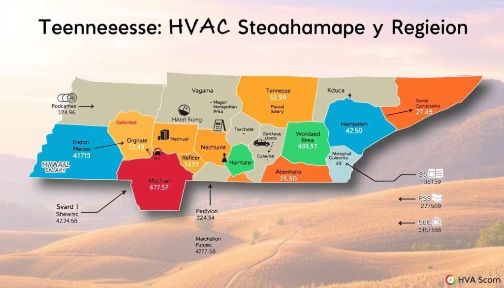 HVAC Technician Salary Regions in Tennessee HVAC Technician Salary Regions in Tennessee