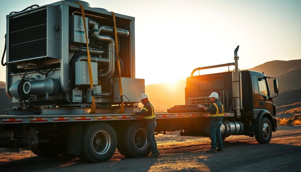 HVAC Unit Transportation and Installation HVAC Unit Transportation and Installation