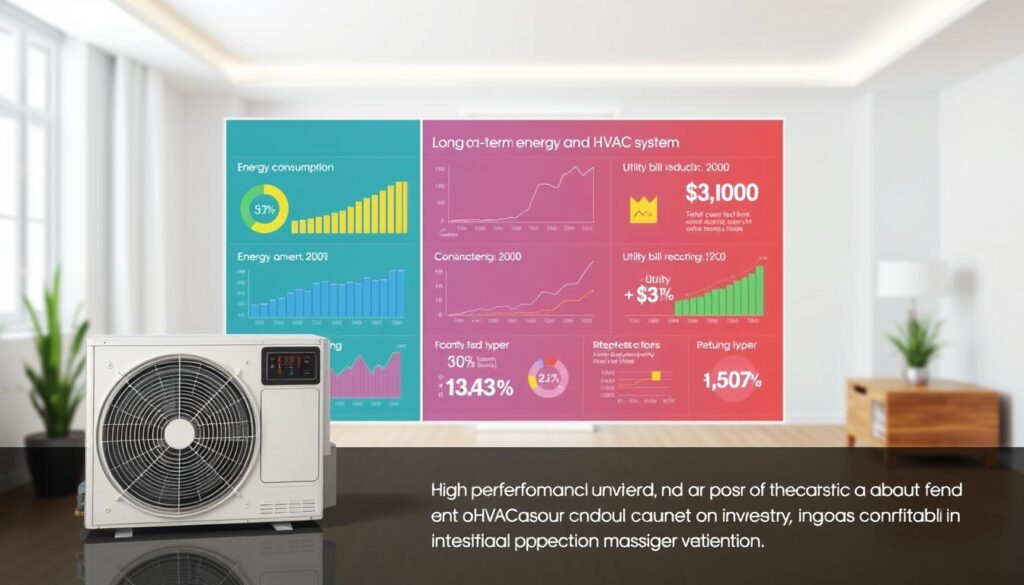 Energy Efficient HVAC Savings Diagram Energy Efficient HVAC Savings Diagram