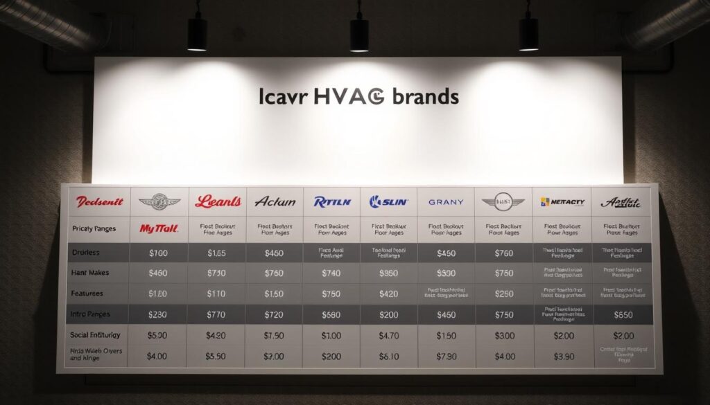 HVAC Brand Comparison Pricing HVAC Brand Comparison Pricing