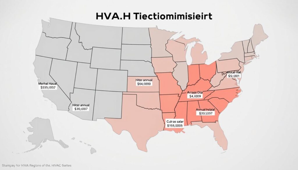 HVAC Career Income Map