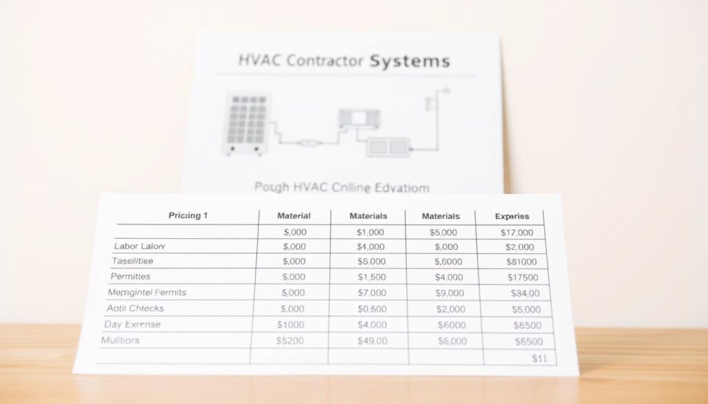 HVAC Contractor Pricing Breakdown