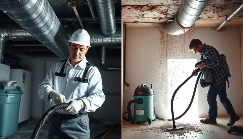 HVAC Duct Cleaning Professional vs DIY
