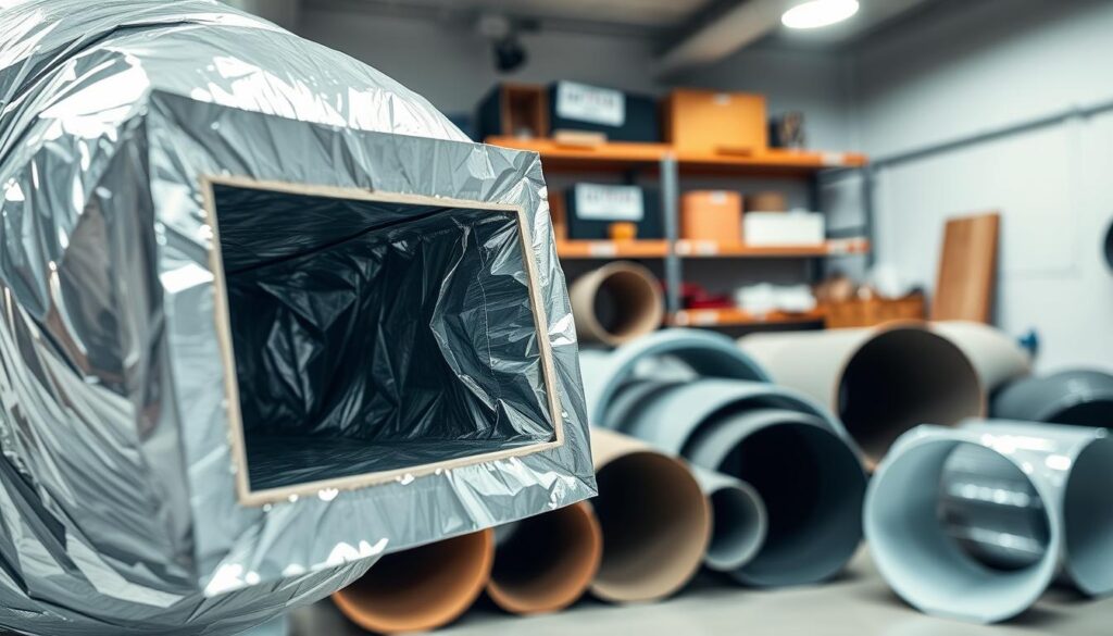 HVAC Duct Shapes and Tape Application