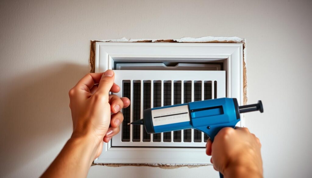 HVAC Register Installation Sealing Techniques