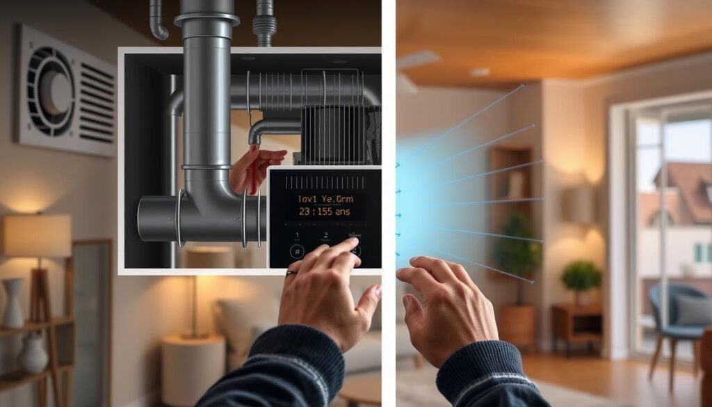 HVAC Seasonal Airflow Adjustment