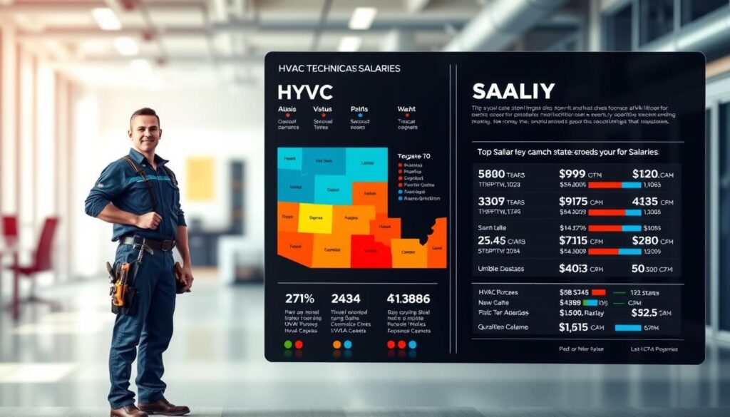 HVAC Technician Salary by State