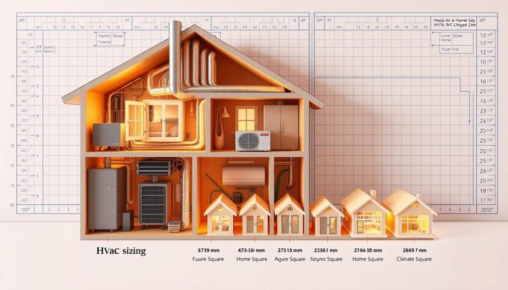 HVAC system sizing for different home sizes HVAC system sizing for different home sizes