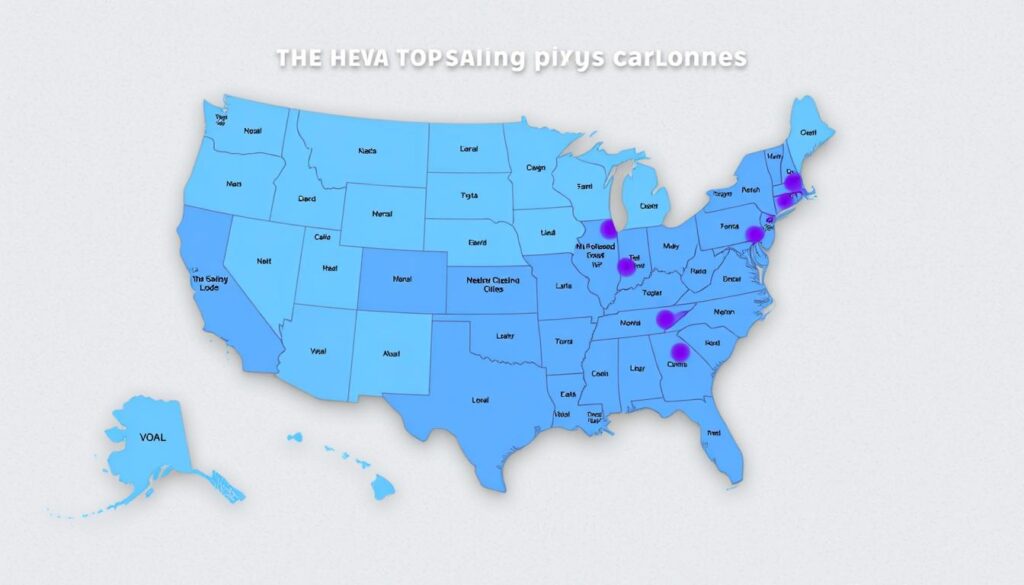 Top HVAC Cities Salary Map