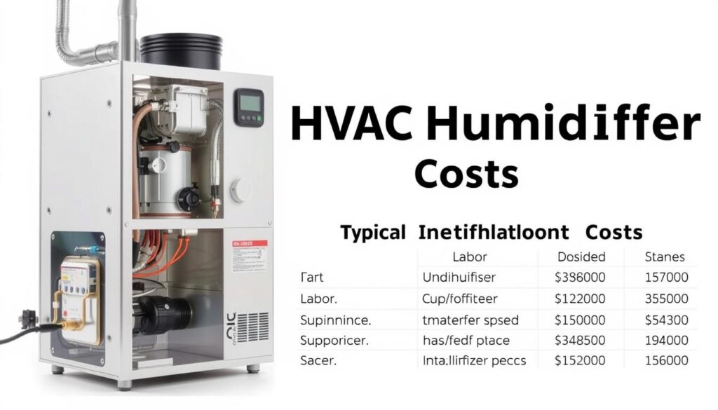 how much is a hvac humidifier
