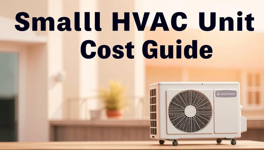 how much is a small hvac unit