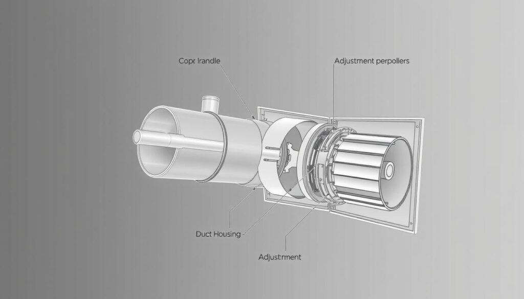 how to adjust hvac duct dampers
