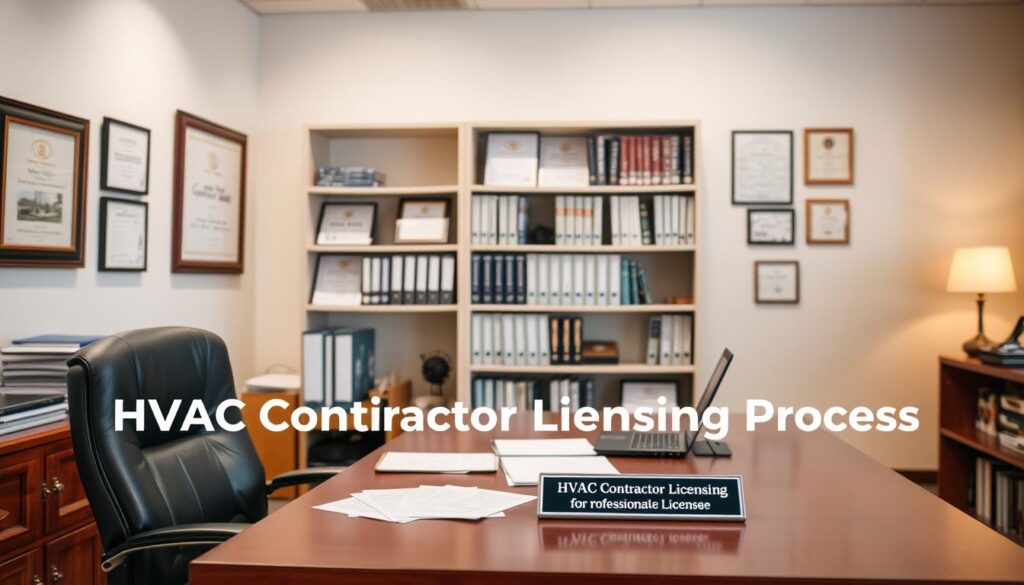 how to apply for hvac contractor license