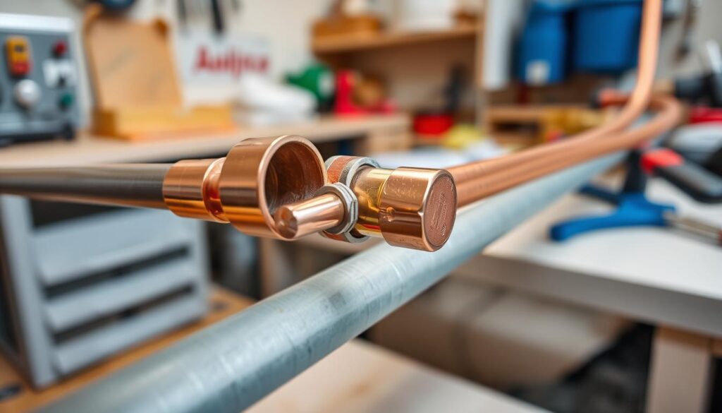 Ductless HVAC Line Set Connection