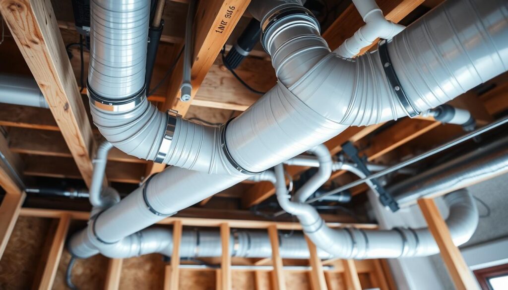 HVAC Branch Duct Installation