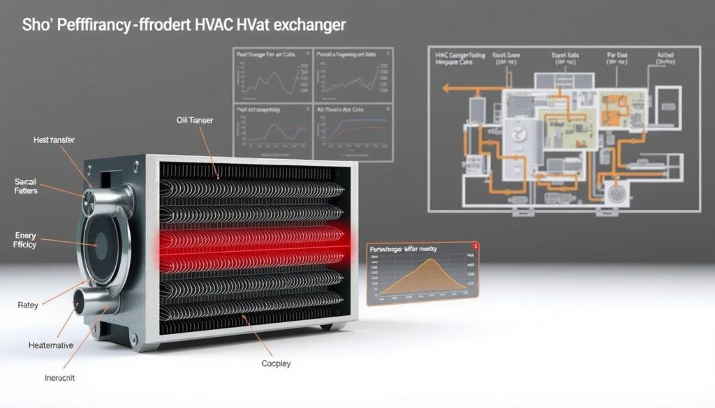 HVAC Heat Exchanger Efficiency Diagram