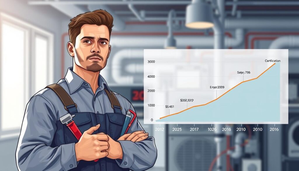 HVAC Technician Salary Progression