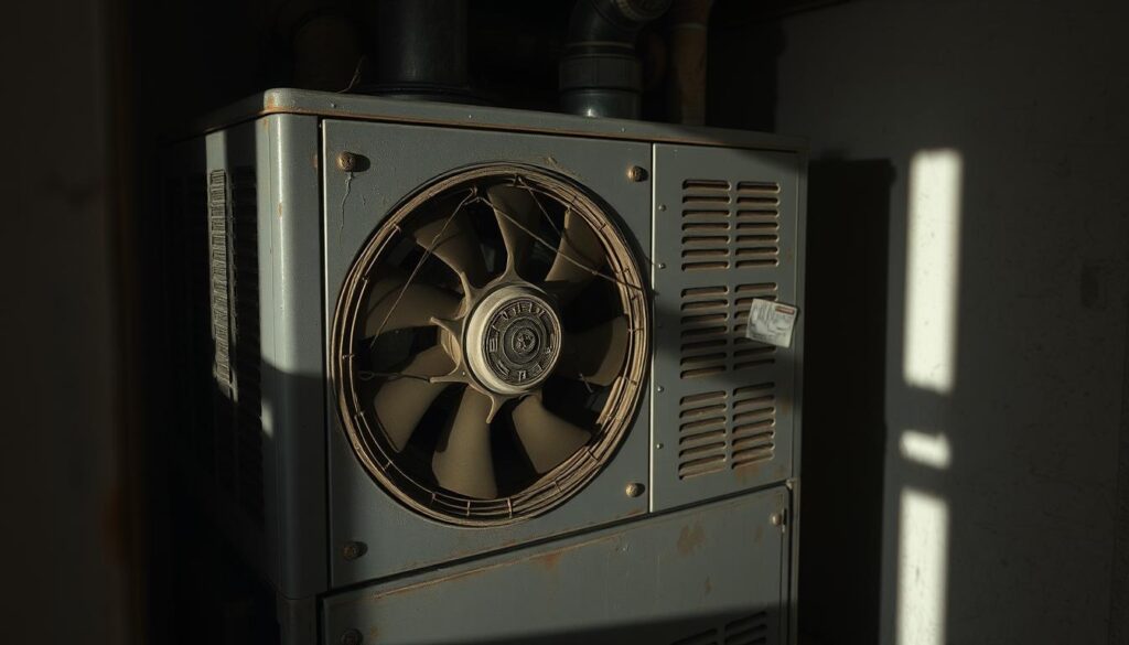 HVAC system aging and noise levels