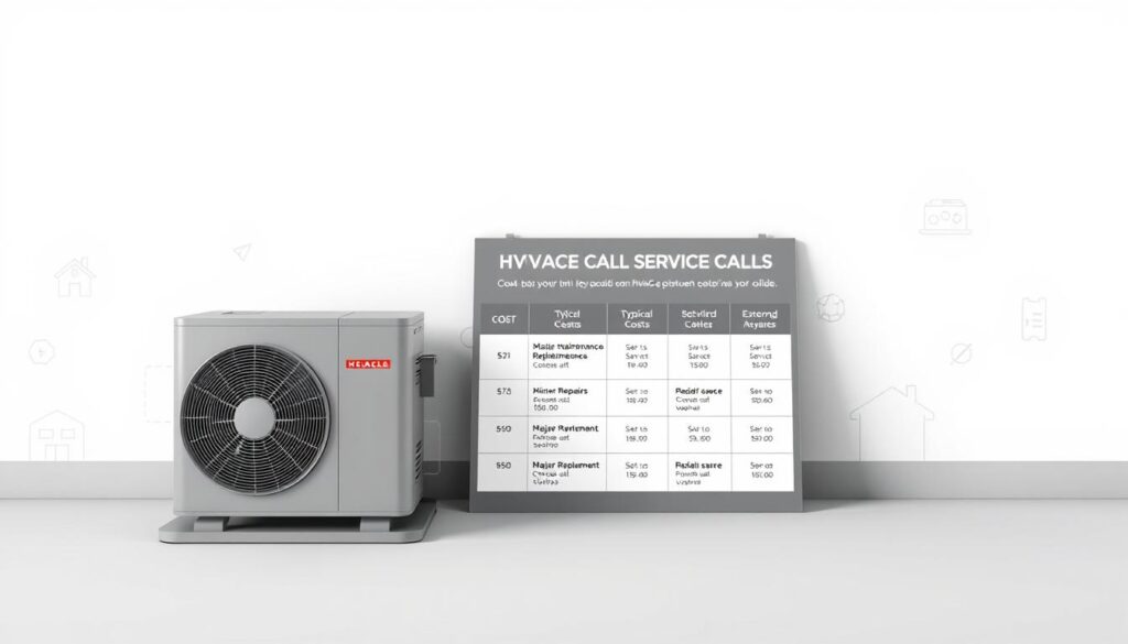 how much is a hvac service call