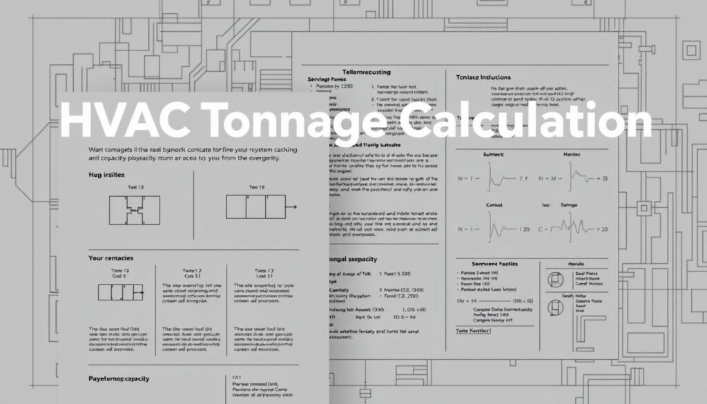 how to calculate hvac tonnage