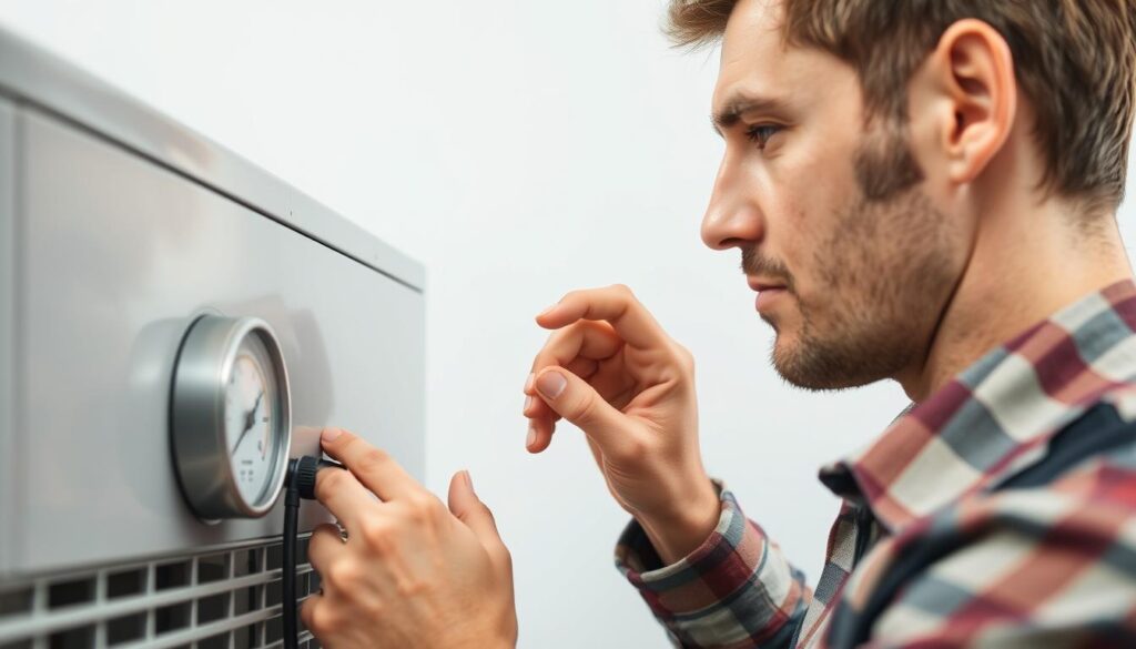 how to check refrigerant level in hvac