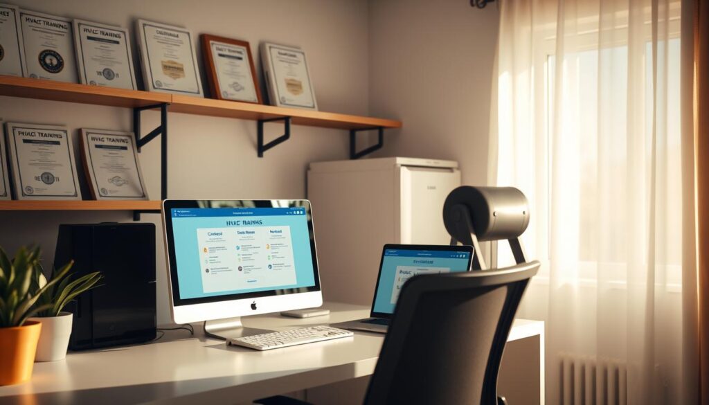 how to get hvac certification online